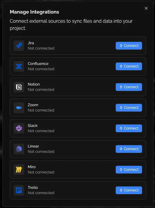 External Integrations
